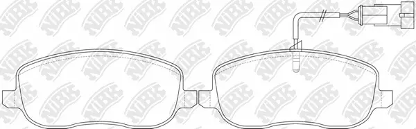 Brake Pad Set, disc brake (PN0535W)