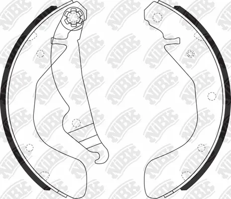 Brake Shoe Set (FN0533)
