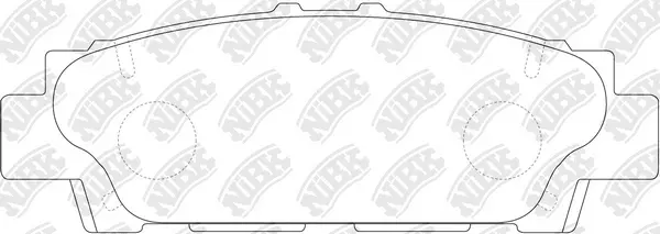 Brake Pad Set, disc brake (PN1252)