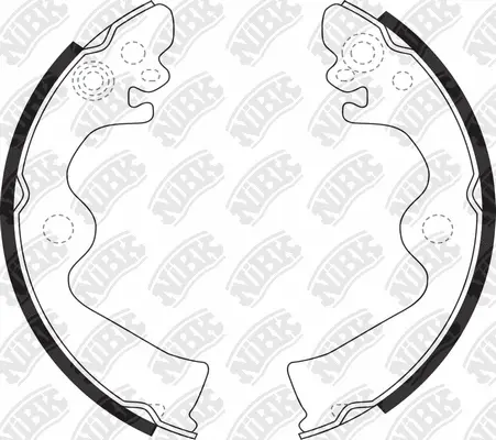Brake Shoe Set (FN1204)