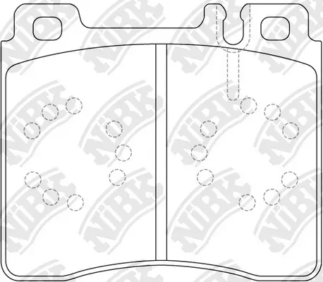 Brake Pad Set, disc brake (PN0029)