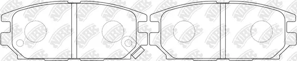 Brake Pad Set, disc brake (PN3272)