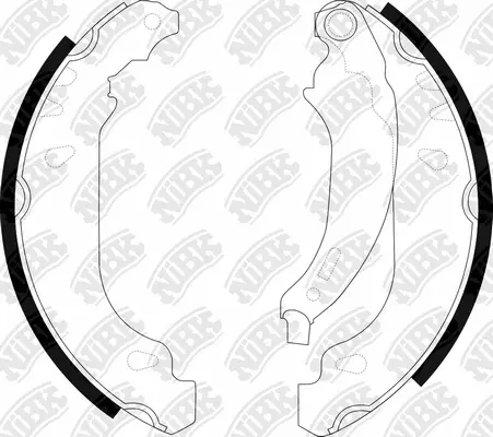 Brake Shoe Set (FN0557)
