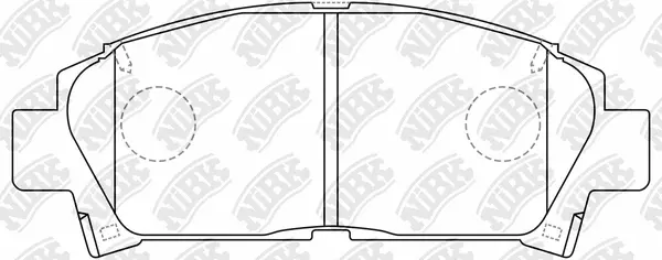 Brake Pad Set, disc brake (PN1362)