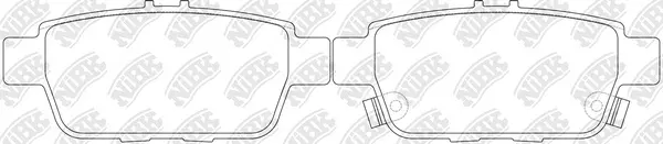 Brake Pad Set, disc brake (PN28004)