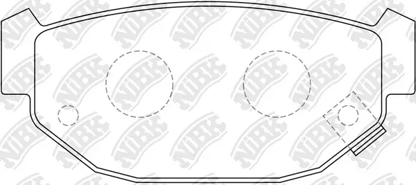 Brake Pad Set, disc brake (PN7207)