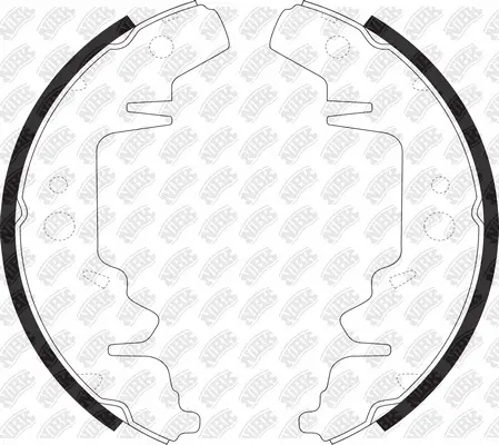 Brake Shoe Set (FN11814)