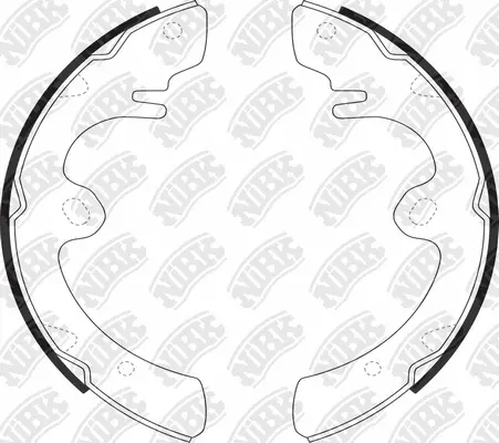 Brake Shoe Set (FN1158)