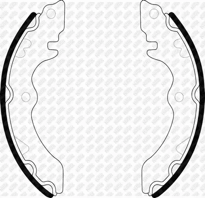 Brake Shoe Set, parking brake (FN9902)
