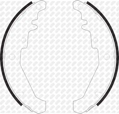 Brake Shoe Set (FN0580)