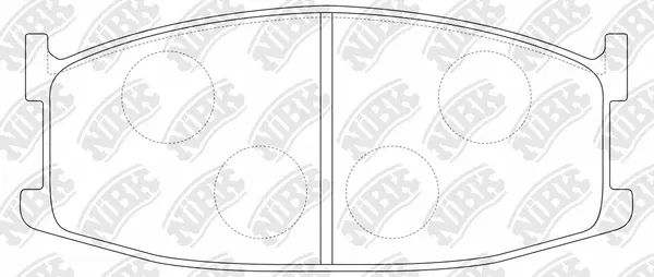 Brake Pad Set, disc brake (PN5063)