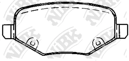 Brake Pad Set, disc brake (PN53001)