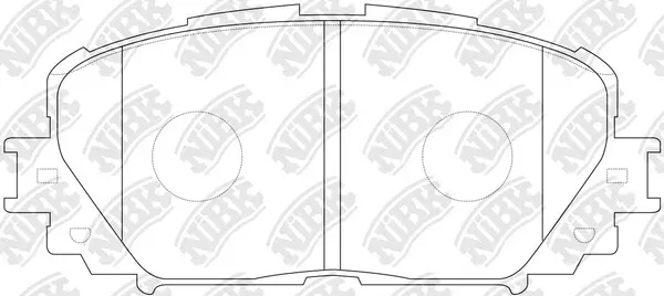 Brake Pad Set, disc brake (PN1518)