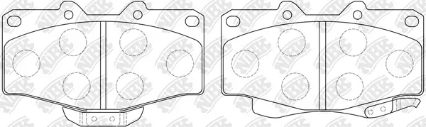 Brake Pad Set, disc brake (PN1219)