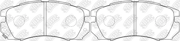 Brake Pad Set, disc brake (PN7247)