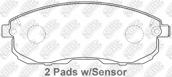 High Performance Brake Pad Set