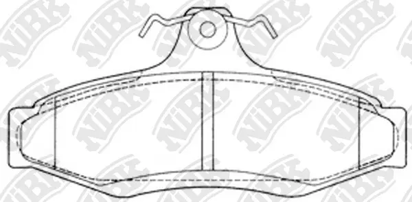 Brake Pad Set, disc brake (PN0424)