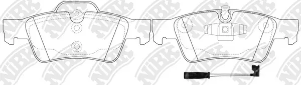 Brake Pad Set, disc brake (PN0507W)