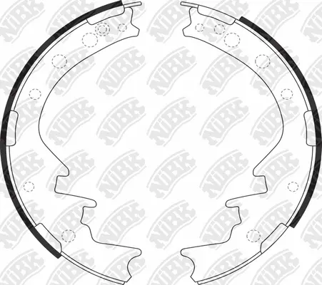 Brake Shoe Set (FN2260)