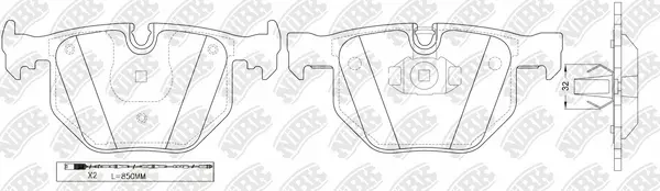 Brake Pad Set, disc brake