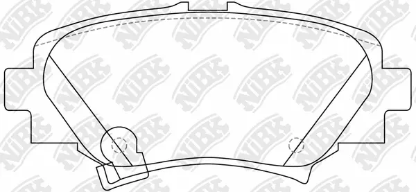 Brake Pad Set, disc brake (PN25004)