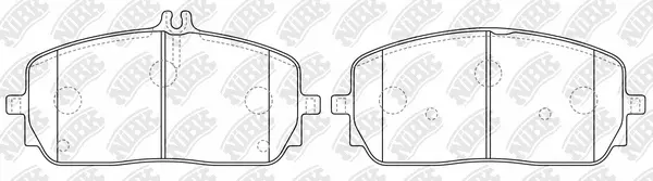 Brake Pad Set, disc brake (PN0763)