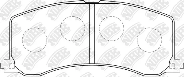 Brake Pad Set, disc brake (PN9381)