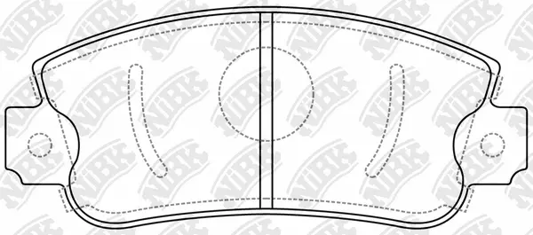 Brake Pad Set, disc brake (PN0233)