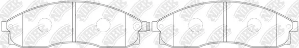 Brake Pad Set, disc brake (PN2309)
