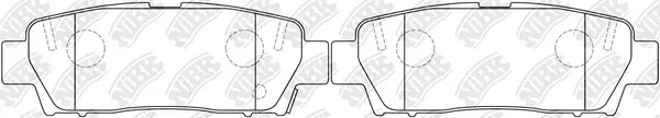 Brake Pad Set, disc brake (PN1323)