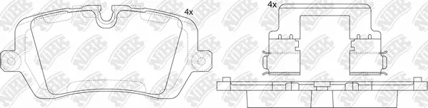 Brake Pad Set, disc brake (PN47001)