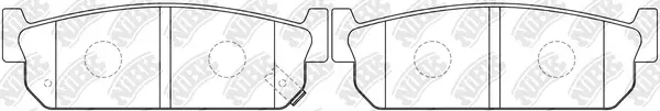 Brake Pad Set, disc brake (PN2262)