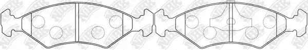 Brake Pad Set, disc brake (PN5108)