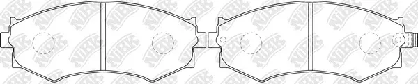 Brake Pad Set, disc brake (PN2176)