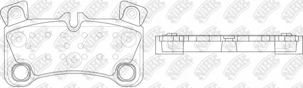 Brake Pad Set, disc brake (PN0530)