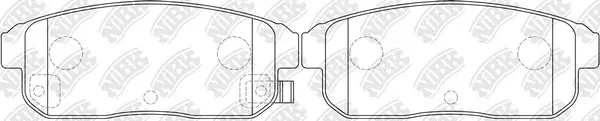 Brake Pad Set, disc brake (PN2467)