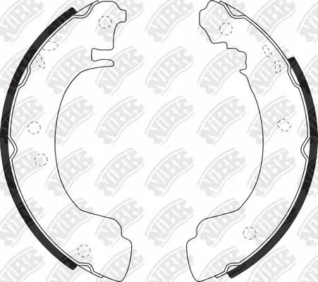 Brake Shoe Set (FN1221)