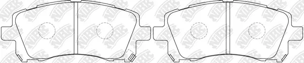 Brake Pad Set, disc brake (PN7390)