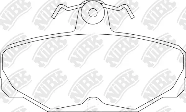 Brake Pad Set, disc brake (PN0244)