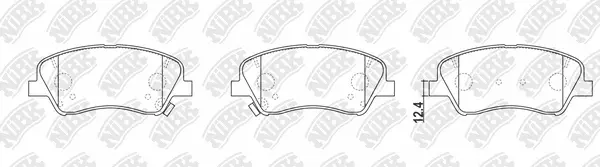 Brake Pad Set, disc brake (PN0603)