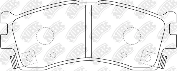 Brake Pad Set, disc brake (PN0702)