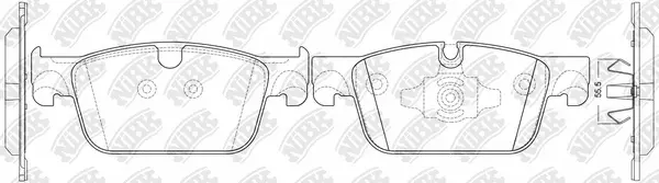 Brake Pad Set, disc brake (PN0747)