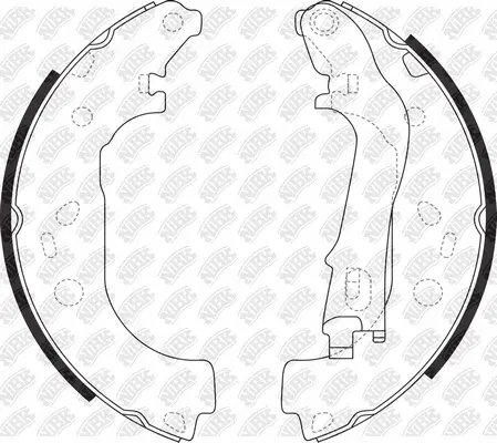 Brake Shoe Set (FN41002)