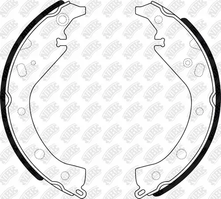 Brake Shoe Set (FN2358)