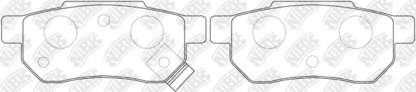 Brake Pad Set, disc brake (PN8206)