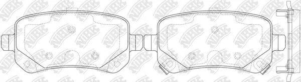 Brake Pad Set, disc brake (PN53002)