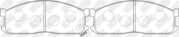 Brake Pad Set, disc brake (PN5211)