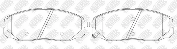Brake Pad Set, disc brake (PN0711)