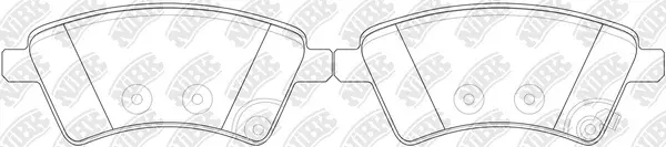 Brake Pad Set, disc brake (PN9803)