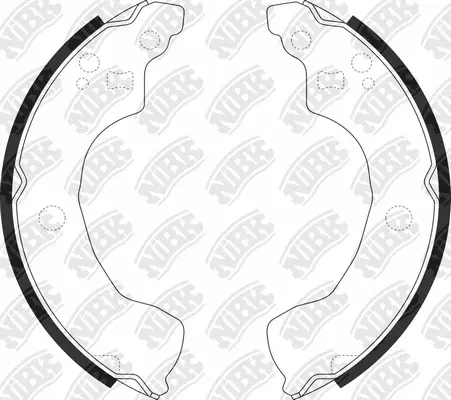 Brake Shoe Set (FN1247)